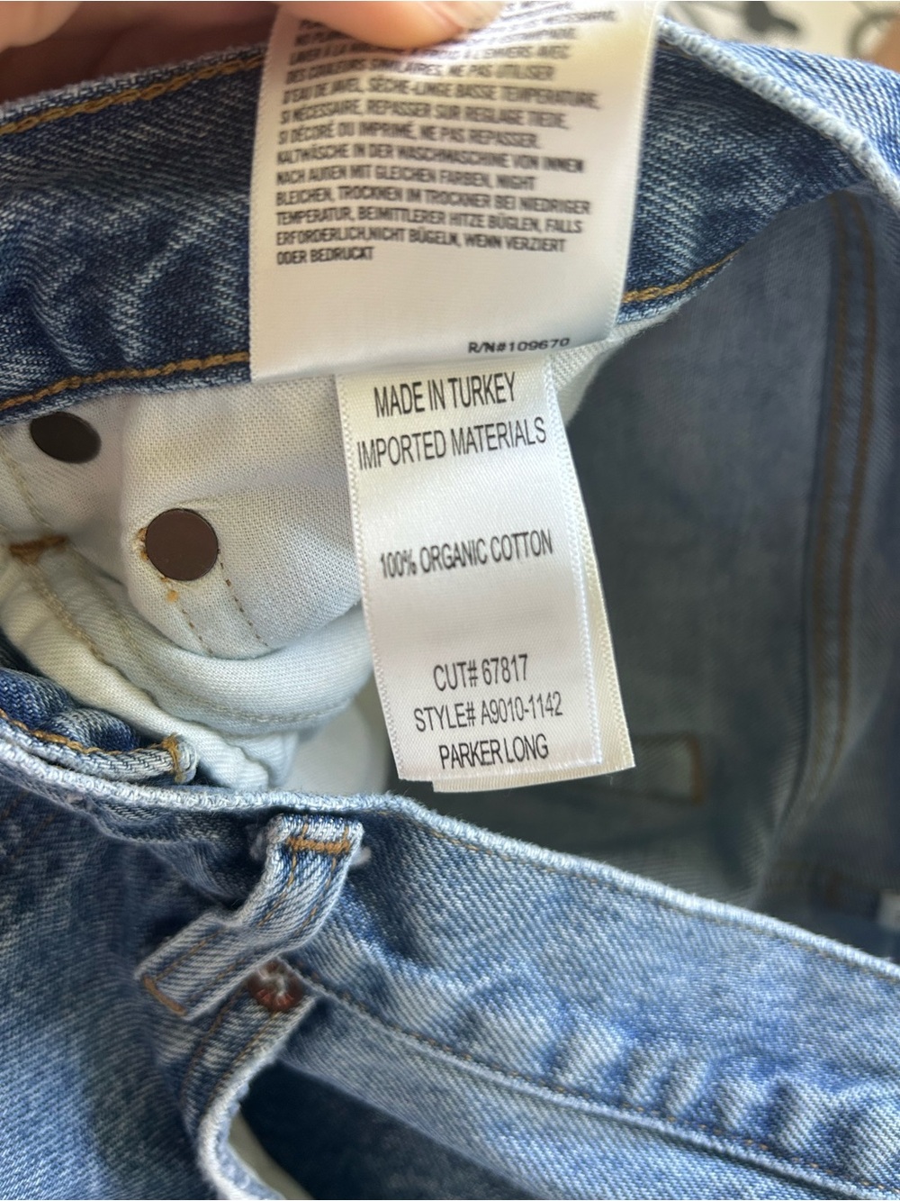 Agolde Parker Shorts (long) - Picture 9 of 9